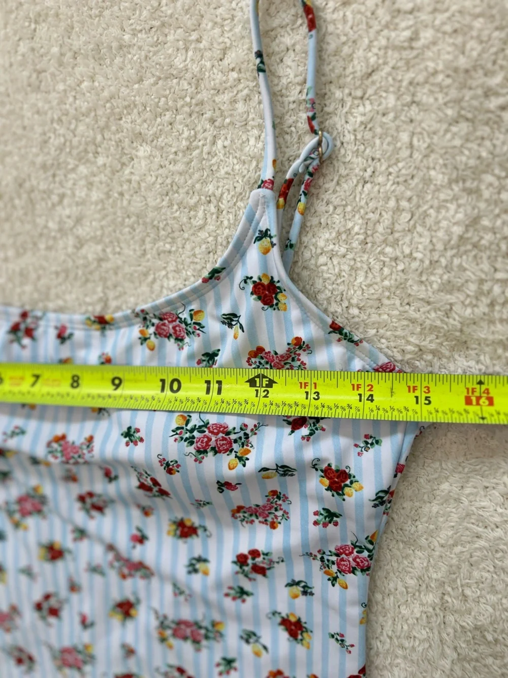 Cotton On Ditsy Floral Cheeky One Piece Swimsuit High Leg Cottagecore Size S NWT